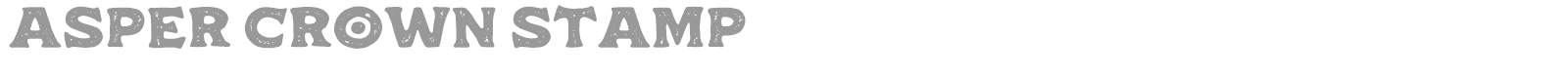 Asper Crown font preview